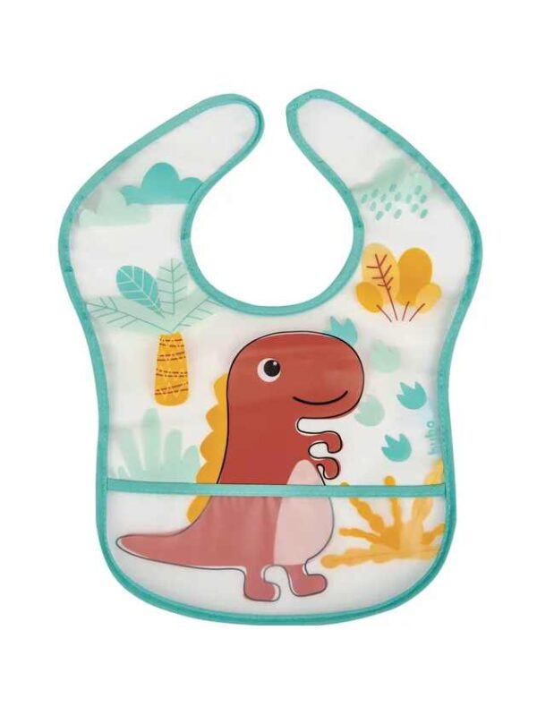 Babador com bolso Dino - Buba