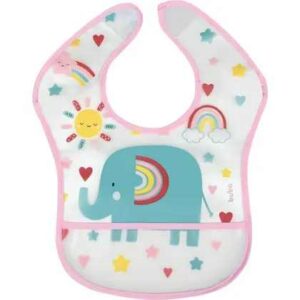 Babador com bolso Arco-íris - Buba