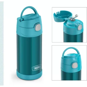 Garrafa Térmica Funtainer Azul Petróleo 355 ml - Thermos