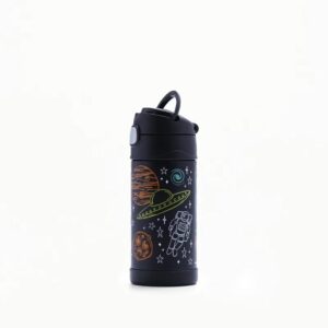 Garrafa Térmica Funtainer Astronauta - Preta 355 ml - Thermos
