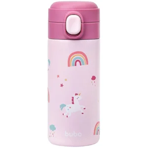 Garrafa térmica parede dupla magic - Unicórnio