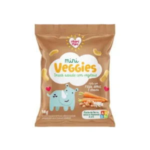 Snack Infantil Mini Veggies Feijão e Cenoura - Nhami Mami - 18G (6m+)