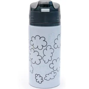 Garrafa de alumínio com canudo de silicone - 580 ml - Clingo