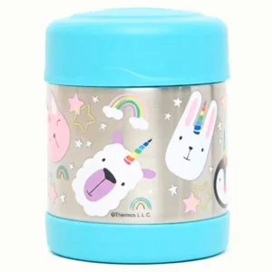 Pote térmico funtainer unicórnio colorido Thermos (290ml)
