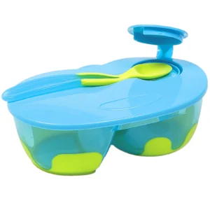 Kit refeição com divisória Buba - azul