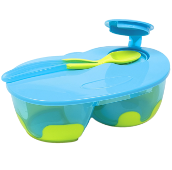 Kit refeição com divisória Buba – azul