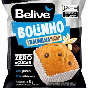Bolinho Belive - Baunilha com gotas de chocolate