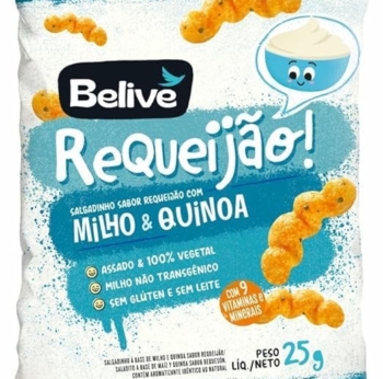 Salgadinho Sabor Requeijão – Belive (25g)